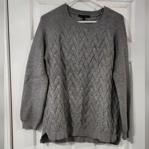 Cyrus Gray Knit Sweater